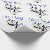 Baby Pygmy Goes Silent Night Christmas Wrapping P Geschenkpapier (Ecke)