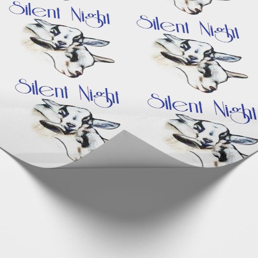Baby Pygmy Goes Silent Night Christmas Wrapping P Geschenkpapier (Ecke)