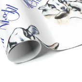 Baby Pygmy Goes Silent Night Christmas Wrapping P Geschenkpapier (Rolleneckpunkt)