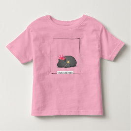 Baby Pygmy Hippo - Goodnight Little Princess Kleinkind T-shirt