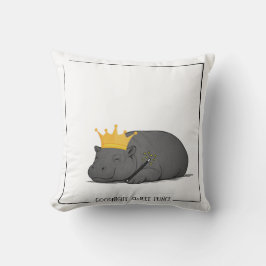 Baby Pygmy Hippo - Goodnight Sweet Prince Cushion Kissen