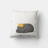 Baby Pygmy Hippo - Goodnight Sweet Prince Cushion Kissen (Vorderseite)