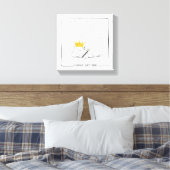 Baby Pygmy Hippo-Goodnight Sweet Prince Leinwanddruck (Insitu (Schlafzimmer))