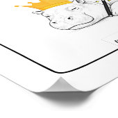 Baby Pygmy Hippo - Goodnight Sweet Prince Poster (Ecke)