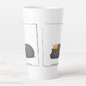 Baby Pygmy Hippo - Latte Mug Milchtasse (Vorderseite)