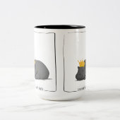 Baby Pygmy Hippo - Mug Zweifarbige Tasse (Mittel)