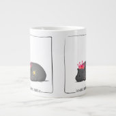 Baby Pygmy Hippo Princess Mug Jumbo-Tasse (Vorderseite)