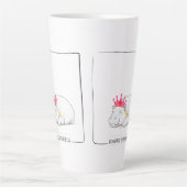 Baby Pygmy Hippo Princess Mug Milchtasse (Vorderseite)