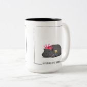 Baby Pygmy Hippo Princess Mug Zweifarbige Tasse (VorderseiteRechts)