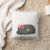 Baby Pygmy Hippo Princess Throw Pillow Kissen (Decke)