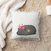 Baby Pygmy Hippo Princess Throw Pillow Kissen (Decke)