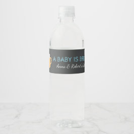 Baby-Q A Baby gebraucht Boy Water Flasche Label Wasserflaschenetikett
