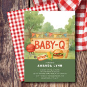 Baby Q Baby Dusche Einladung