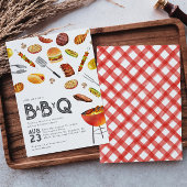 Baby Q Baby Dusche Einladung | Co-Ed Baby Shower