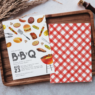 Baby Q Baby Dusche Einladung Co-Ed Baby Shower