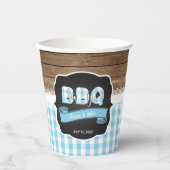 Baby Q Baby Shooting Paper Cup - Baby Blue Pappbecher (Vorderseite)