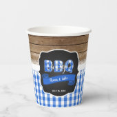 Baby Q Baby Shooting Paper Cup - Blue Pappbecher (Rückseite)