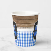 Baby Q Baby Shooting Paper Cup - Blue Pappbecher (Links)