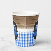 Baby Q Baby Shooting Paper Cup - Blue Pappbecher (Rechts)