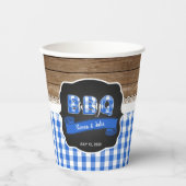 Baby Q Baby Shooting Paper Cup - Blue Pappbecher (Vorderseite)