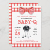 BABY-Q Babydusche BarbecueEinladung Einladung (Vorne/Hinten)