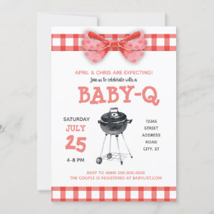 BABY-Q Babydusche BarbecueEinladung Einladung