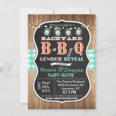 Baby Q BabyQ Couples Dusche GRILLEN Einladung (Vorderseite)