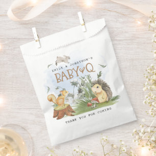 Baby Q Backyard Baby Dusche Woodland Vielen Dank Geschenktütchen