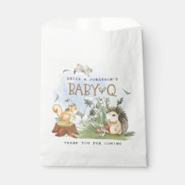 Baby Q Backyard Baby Dusche Woodland Vielen Dank Geschenktütchen