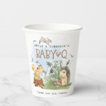 Baby Q Backyard Baby Dusche Woodland Vielen Dank
