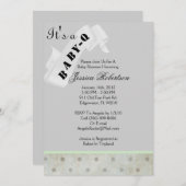 Baby Q Bar-B-Q-Dusche, Niedlich Einladung (Vorne/Hinten)