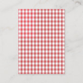 Baby-Q barbecue Couples Diaper Raffle card Begleitkarte (Rückseite)