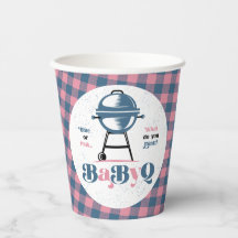 Baby Q Barbecue Gender Reveal Dusche