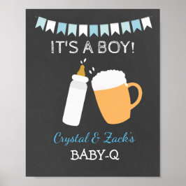 BABY-Q Beer Baby braut 8x10 Zeichen Poster