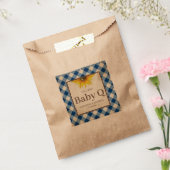Baby Q Blue Gingham und Sunflower Geschenktütchen (Versiegelt)