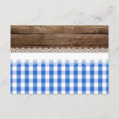 Baby Q Books for Baby Card - Blue Begleitkarte (Rückseite)