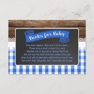 Baby Q Books for Baby Card - Blue Begleitkarte