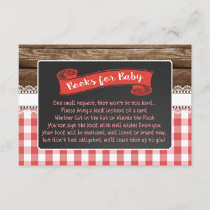Baby Q Books for Baby Card - Red Begleitkarte
