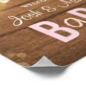 Baby Q Coed GRILLEN Baby Dusche Begrüßungszeichen Poster (Ecke)