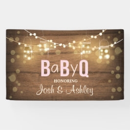 Baby Q Coed GRILLEN Babydusche Hintergrund-Banner  Banner