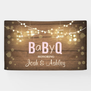 Baby Q Coed GRILLEN Babydusche Hintergrund-Banner  Banner