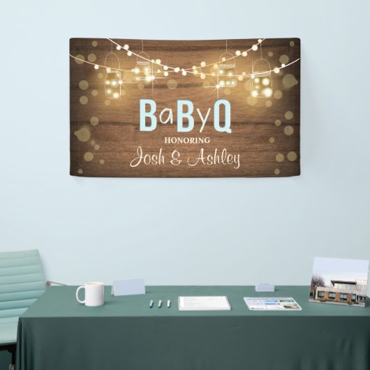 Baby Q Coed GRILLEN Babydusche Hintergrund-Banner  Banner (Messeveranstaltung)