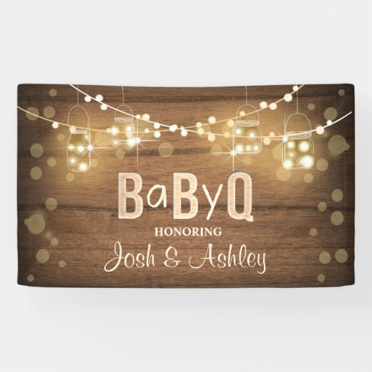 Baby Q Coed GRILLEN Babydusche Hintergrund-Banner  Banner (Horizontal)