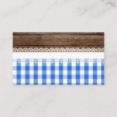 Baby Q Diaper Raffekarte - Blue Begleitkarte (Rückseite)