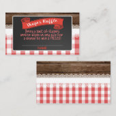 Baby Q Diaper Raffekarte - Red DW Begleitkarte (Vorne/Hinten)