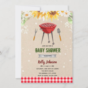 Baby Q Dusche Einladung