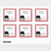 Baby Q Duwer Gefallen Sticker GRILLEN Barbeque mit (Blatt)