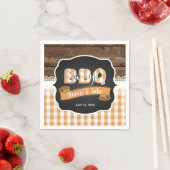 Baby Q Duwer Napkin - Orange Serviette (Beispiel)