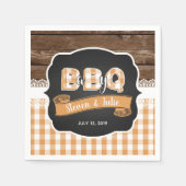 Baby Q Duwer Napkin - Orange Serviette (Vorderseite)