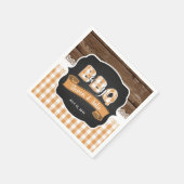 Baby Q Duwer Napkin - Orange Serviette (Ecke)